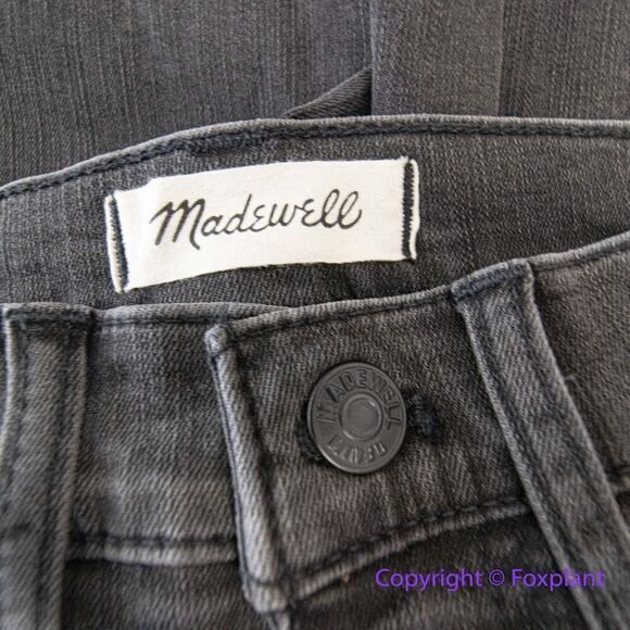 NEW Madewell Petite Stovepipe Jeans in Banberry Wash: Raw-Hem, P27 - Picture 13 of 16